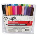 Sharpie Fine Tip Permanent Marker, Extra-Fine Needle Tip, Astd Colors, PK24 75847